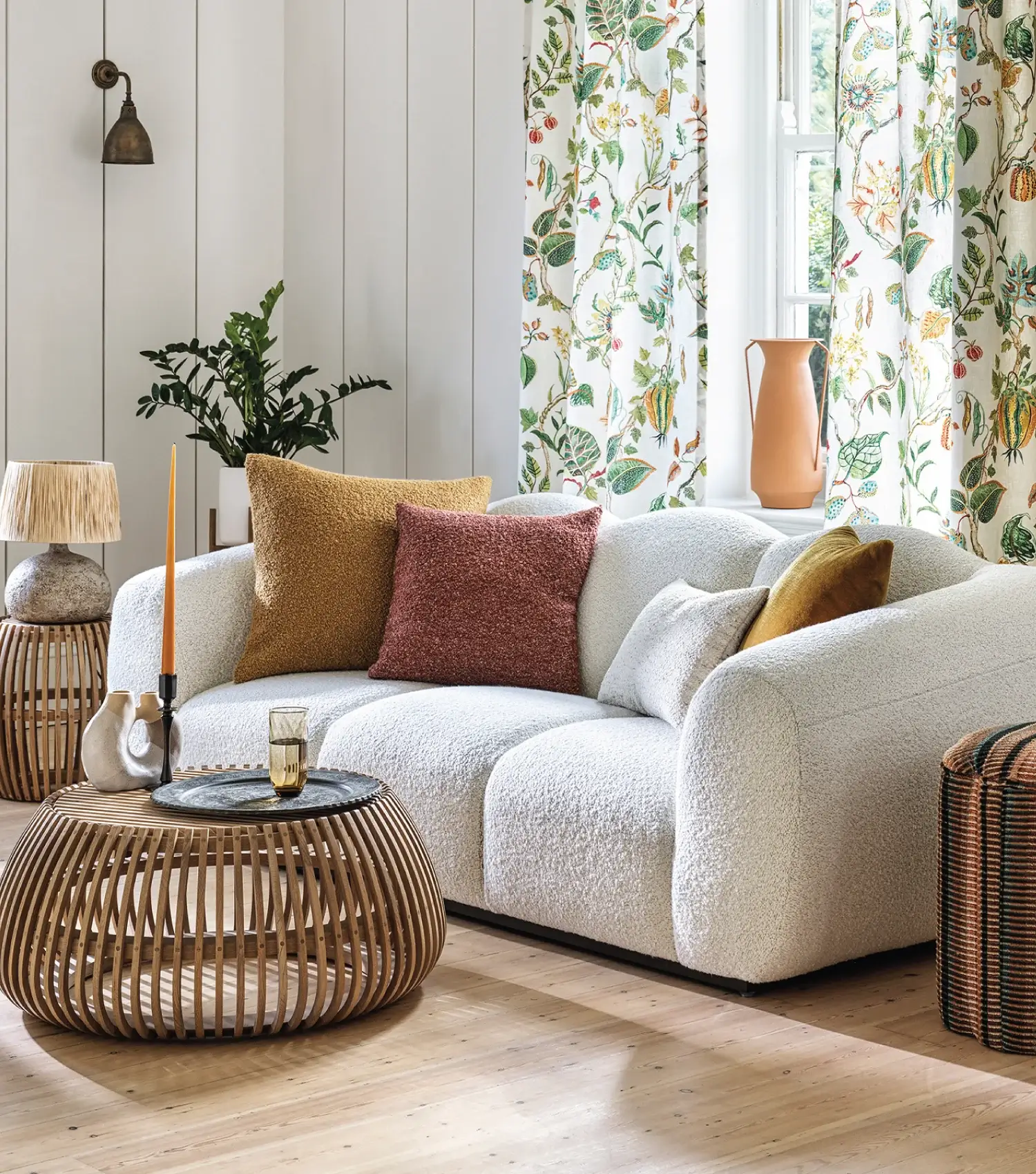 The Thale Sofa styled in a living room